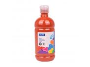 Milan Botella De Tempera 500Ml - Tapon Dosificador - Secado Rapido - Mezclable - Color Marron