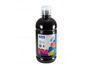 Milan Botella De Tempera 500Ml - Tapon Dosificador - Secado Rapido - Mezclable - Color Negro