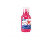 Milan Botella De Tempera 125Ml - Tapon Dosificador - Secado Rapido - Mezclable - Color Rosa Fluo