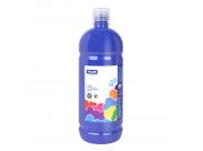 Milan Botella De Tempera 1000Ml - Tapon Dosificador - Secado Rapido - Mezclable - Color Azul Marino