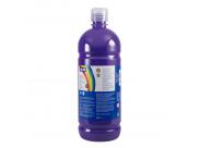 Milan Botella De Tempera 1000Ml - Tapon Dosificador - Secado Rapido - Mezclable - Color Violeta