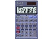 Casio Sl-320Ter+ Calculadora De Bolsillo - Pantalla Lc Extragrande De 12 Digitos - Funcion Conversor De Euros - Color Azul