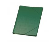 Dohe Carpeta Clasificadora 12 Departamentos - Formato Folio - Carton Plastificado - Cierre Con Gomas - Color Verde