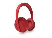 Energy Sistem Auriculares Bluetooth Hoshi Eco - Plastico 100% Reciclado Grs - 23H De Bateria - Diadema Ajustable - Graves Profundos - Asistente De Voz - Color Rojo