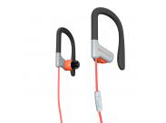 Energy Sistem Auriculares Sport 1 Microfono - Ajuste Seguro - Resistente Al Sudor - Control De Conversacion - Microfono - Color Rojo