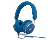 Energy Sistem Auriculares Con Microfono - Ultraligeros Y Con Cable Plano Antienredos - Color Azul