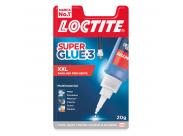 Loctite Superglue-3 Xxl 20Gr - Adhesivo Universal Instantaneo - Transparente Y Secado Rapido - Resistente Al Agua Y Temperaturas Extremas