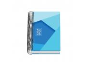 Dohe Tamgram Agenda Escolar Espiral A6 - Dia Pagina - Papel 70G/M2 - Cubierta De Carton Plastificado - Color Azul
