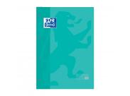 Oxford School Classic Cuaderno De Recambio - Tamaño A4 - Tapa Blanda - Encolado - Cuadricula 5X5 - 80 Hojas - Color Ice Mint