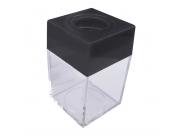 Dohe Portaclips En Plastico Con Deposito Transparente - 42X42X70Mm - Embocadura Imantada De Color Negro
