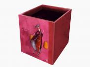 Pictura Gaëlle Boissonnard Caja Portalapices - 8.5X8.5X10.5Cm - Diseño Artistico Y Colorido - Ideal Para Organizar Tus Lapices