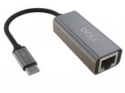 Dcu Tecnologic Adaptador Usb C - Rj45 Gigabit Ethernet 1000Mbps - Color Metal