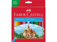 Faber-Castell Classic Colour Pack De 24 Lapices De Colores Hexagonales - Resistencia A La Rotura - Colores Surtidos